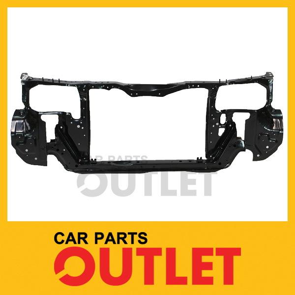 97 98 tracer gs escort radiator support sedan wagon primered steel w/o ctr latch