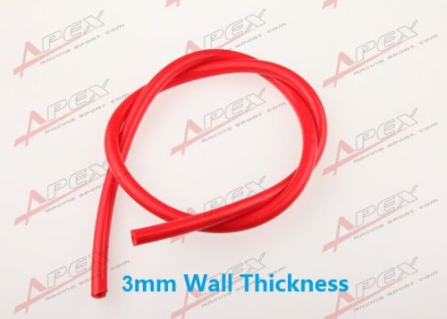 4mm (5/32&#034;) silicone vacuum hose red pipe &#034;sold by foot&#034; high performance