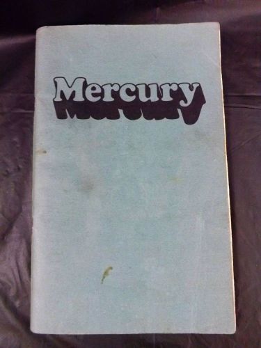 1974 mercury owner&#039;s manual