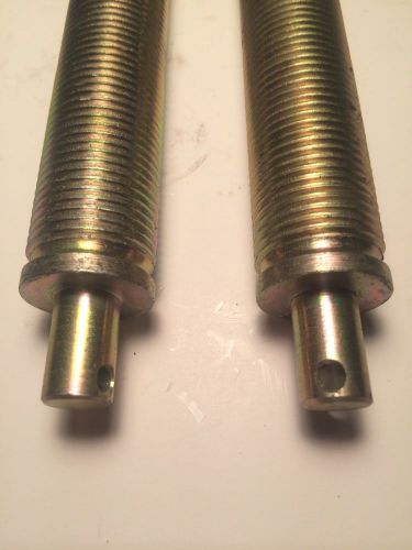 1&#034; rear jack bolt, steel, coarse thread, 9&#034; long, one pair