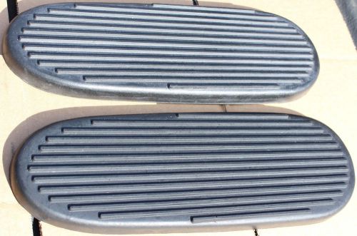 Indian floor boards chief 4 mounts rubber finned vintage new black brand new 440