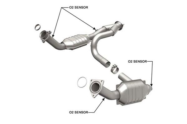 Avalanche magnaflow catalytic converters - 49 state legal - 51097