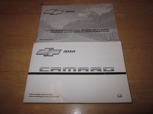 2010 chevrolet camaro owner manual oem owners