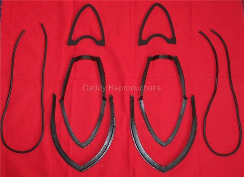 1954 1955 1956 cadillac tail light lamp lens gasket set