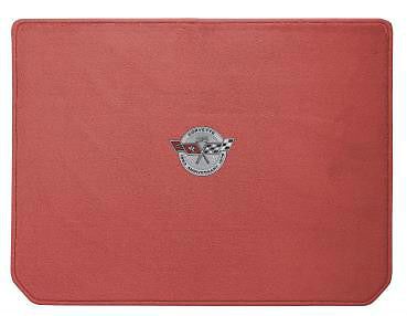 Corvette 68-82 c3 embroidered single logo cargo mat year specific flags script