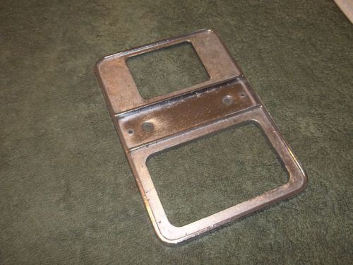 1956 - 62 chevrolet corvette shifter console plate trim molding