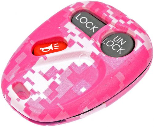 New keyless remote case replacement pink digital camoflage - dorman 13622pkc