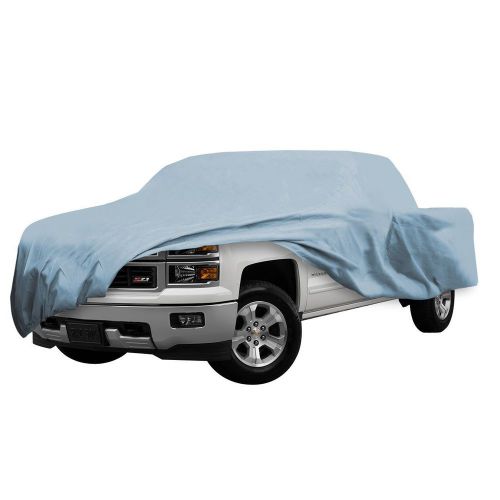 Craft-fit pick up truck cover (standard cab long bed 8&#039; -- 19.5&#039;, 3 layer blue)