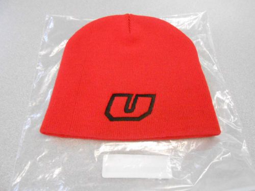 New oem utopia red beanie winter knit cap hat