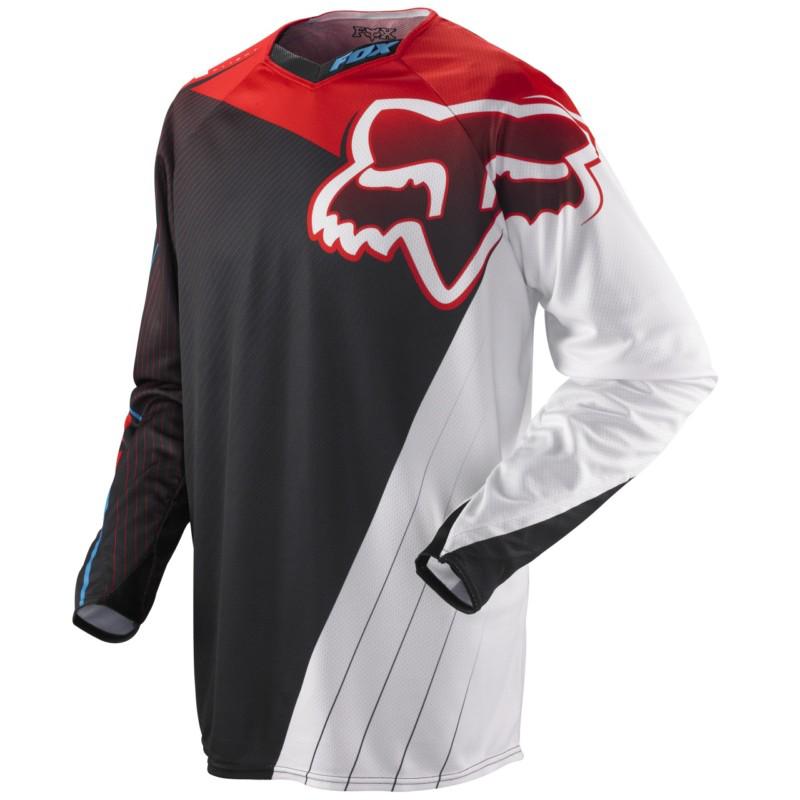 01021-003 fox 360 flight mx atv off road adult red jersey