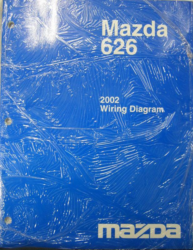 2002 mazda 626 wiring diagram manual brand new