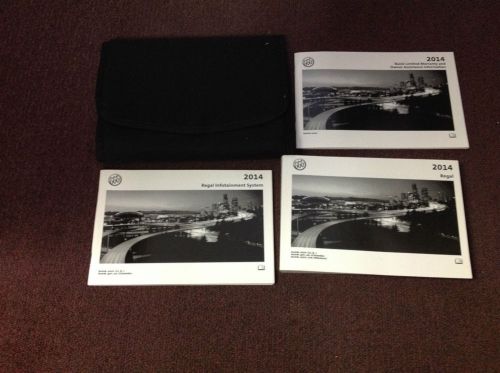 2014 gm buick regal operators owner owners manual set factory oem