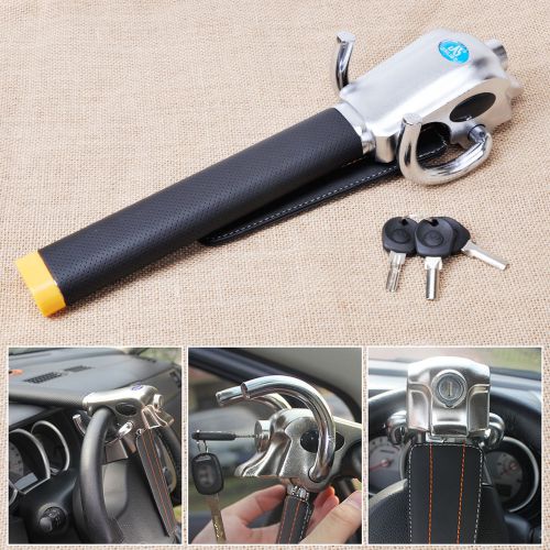 Foldable car steering wheel anti-theft three-direction airbag lock universal