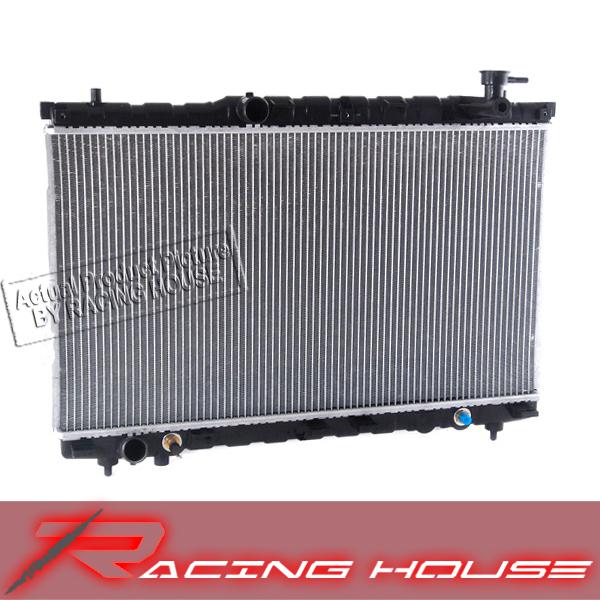 Fit 2001-2006 hyundai santa fe 2.4l 2.7l l4 v6 dohc gls sport aluminum radiator