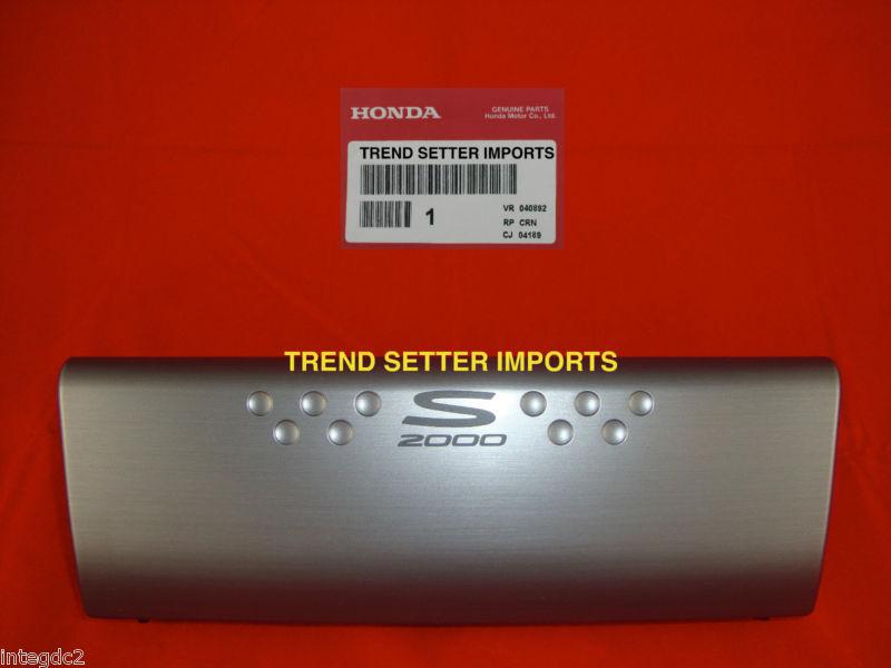 00-09 oem honda s2000 ap1 ap2 radio lid cover panel medium satin black