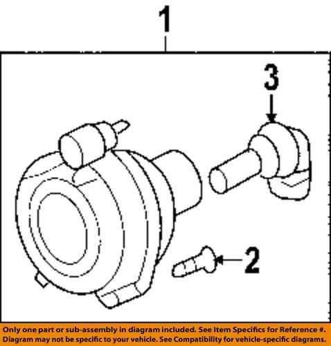 Gm oem 10335108 fog light-fog lamp assembly