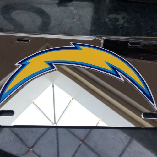 Nfl - acrylic san diego chargers license plate