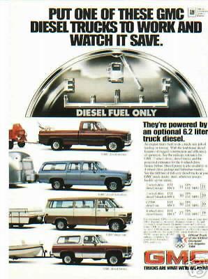 1983 gmc diesel ***original ad*** very rare!!!!