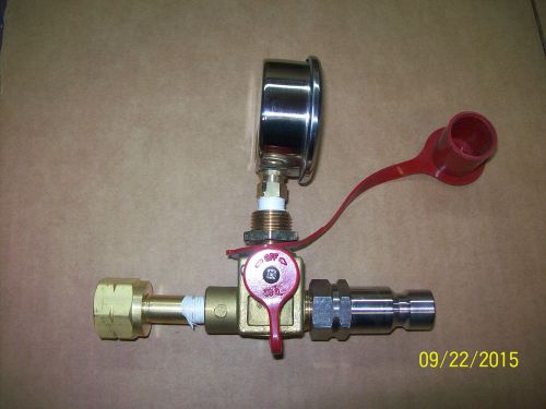 Boat cng tank refill adaptor