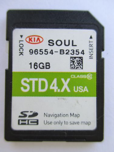 2015 2016 kia soul navigation sd card map data 16gb navi gps oem 96554-b2354