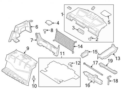 Ford oem speaker cover 9e5z18978cb image 5