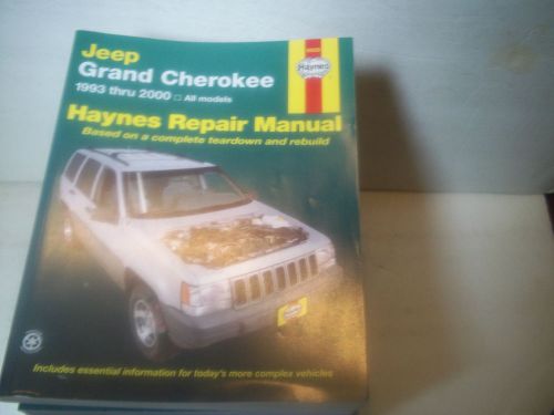 1993-2000 jeep grand cherokee haynes repair manual