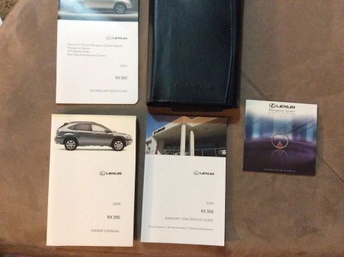 Used 2009 lexus rx350 owners manuals