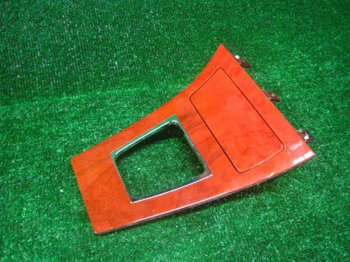 2007 lexus es350 oem center console shift surround wood grain bezel