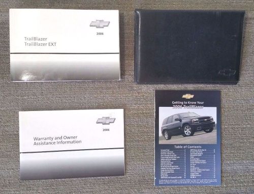 2006 chevrolet trailblazer ext owner manual (with cover case) *free shipping*