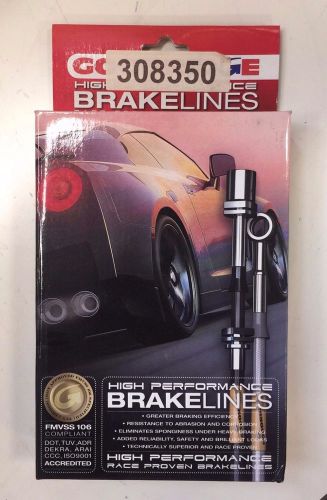Goodridge stainless steel brake lines 22074: 03-08 350z (all)  / 03-07 g35 (all)