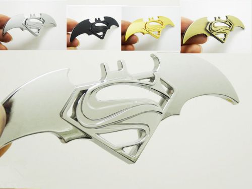 Car motorcycle chrome badge emblem sticker rear badge batman v supreman