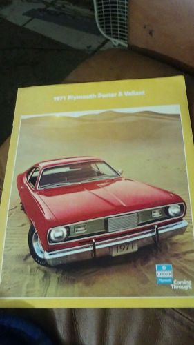 1971 plymouth duster &amp; valiant brochure