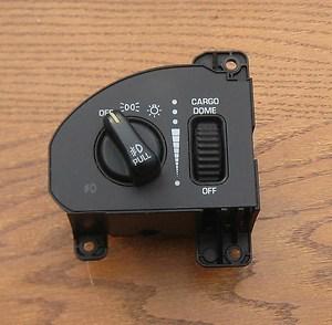 1998-2000 dodge ram 1500 durango dakota oem headlight  switch with fog lights