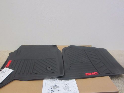 Gm 22858626 gmc sierra 2014-2016 front premium all weather floor mats #a123