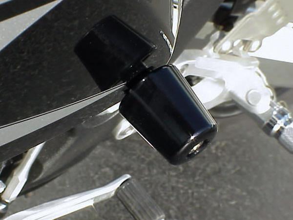 Yamaha fzr yzf 600 r6 r6s black frame sliders