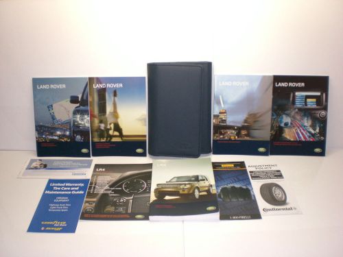2009 land rover lr4 owner&#039;s manual with case