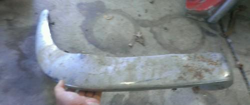 63 - 67 corvette rear original gm bumper core left