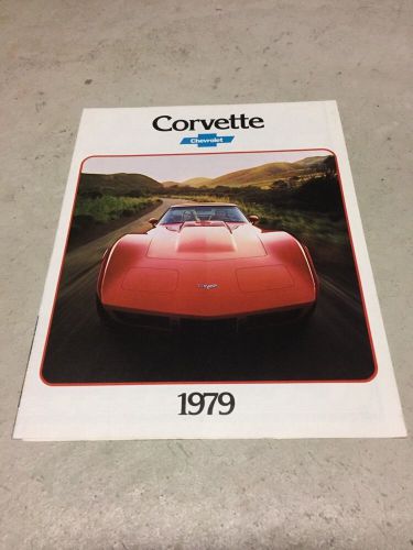 1979 chevy corvette c3 dealer sales-showroom brochure