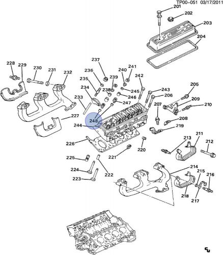 New genuine gm engine valve stem oil seal - gm# 10214034