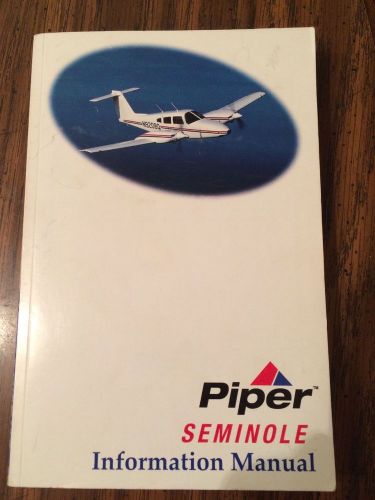 Piper seminole information manual