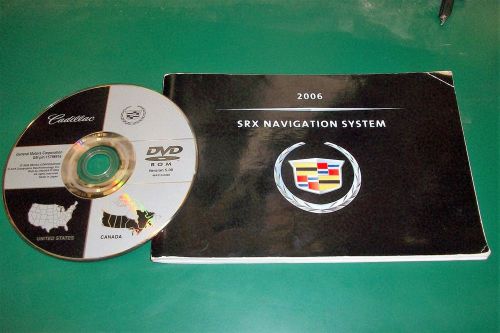 2003-2006 cadillac srx xlr deville seville navigation disc dvd map gps 15798916