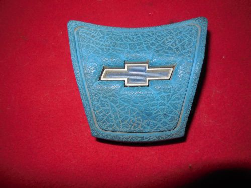 1969-1972 chevrolet c10 c20 c30 k10 k20 k30 blazer sub blue horn cap original gm