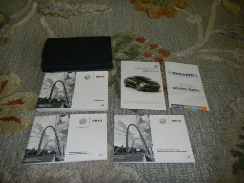2015 buick verano owners maual set + free shipping