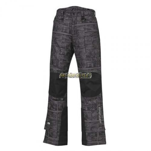 Ski-doo teen  printed pants - black with graphics