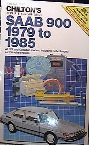 Chilton # 7572 saab 900 1979-1985 repair manual us &amp; canada models very good