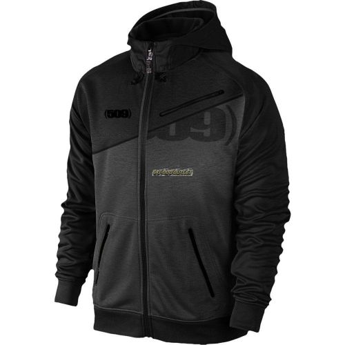 509 tech zip hoody - black