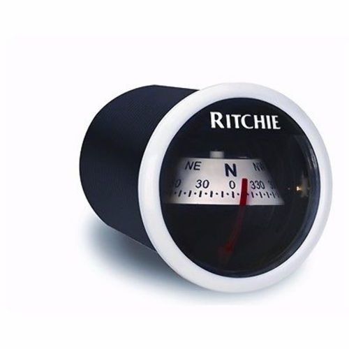 Ritchiesport x-21ww dash mount compass designer white md