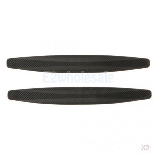 2x 269c car carbon fiber guard anti crash bumper guard strip sticker 2pcs