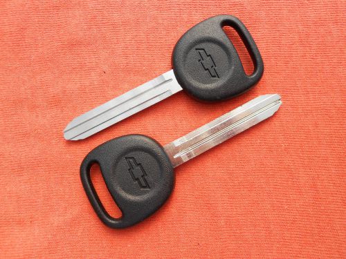 2 chevy colorado original oem key blanks 04 05 06 07 08 09 10 11 12