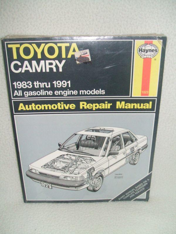 Haynes repair manual toyota  camry  1983-1991 all gasoline engine models 